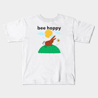 Bee Hoppy Funny Kids T-Shirt